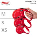 flexi® Classic S Cordón 8 m roja, correa extensible para perros hasta máx. 12 kg - 5