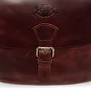 SID & VAIN® borsa a spalla vera pelle vintage YALE tracolla donna marrone prodotto artigianale - 7