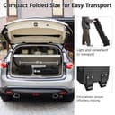 Yaheetech Pop Up Gazebo, 3x3m Instant Foldinng Shelter with Wheeled Bag, 4 Sandbags, 4 Ropes, 12 Stakes, Metal Frame, Adjustable Height, Top Air Vent, Dark Grey - 6