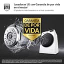 LG F4WR5509A1W - Lavadora Inteligente, 9Kg, 1400rpm, Carga Frontal, AI Direct Drive, TurboWash 360º, Autodosificador, Clasificación A, Serie 500, Blanco - 6