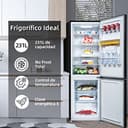 CHiQ FBM228NE4DE No Frost Combi Refrigerator,frigorífico independiente con congelador, combinación de frigorífico y congelador 231 L, sin escarcha, flujo de aire múltiple, dispensador de agua, 170 cm - 3