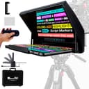 TELEPROMPTER PAD iLight PRO 14" Teleprompter iPad Tablet - Kit Teleprompter für Video mit Fernbedienung, APP & Koffer, Beam Splitter Prompter Autocue DSLR, iPhone, APP für Apple Android Windows Mac - 1