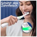Oral-B iO Series 7 Plus Edition Elektrische Zahnbürste,Electric Toothbrush, PLUS 3 Aufsteckbürsten, 5 Putzmodi für Zahnpflege, Reiseetui, Designed by Braun, weiß alabaster - 2
