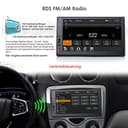iFreGo Doppel Din Autoradio mit Wireless CarPlay & Wireless Android Auto, Autoradio Bluetooth, Autoradio mit Navi 7 Zoll Bildschirm,RDS/AM/FM Radio,GPS,7 LED Farben,Mirror Link,USB,Ladefunktion - 7