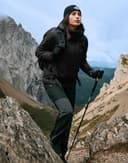 Pioneer Camp Giacca invernale da donna, 3 in 1, da snowboard, resistente alle cadute, altamente traspirante e traspirante, fodera in cotone, Nero , M - 3