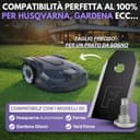 Filzada® 45x Lame per Robot Tagliaerba - Carbonio BLACK - adatto a tutti gli Husqvarna Automower - Lame Robot Tagliaerba adatto a Husqvarna 305, 308, 310, 315, 320, 420, e molti altri. con viti - 2