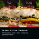 AEG Serie 6000 Forno a Vapore SteamCrisp da Incasso, 72 L, SenseCook Multifunzione con Cottura a Vapore, Pulizia Pirolitica, 9 Programmi, Display LED, OR6PB51WSB - 5