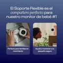 Nanit Pro Baby Monitor - Monitor Bebé Inteligente - Vigilabebés con Audio Bidireccional, Alertas Movimientos y Sonidos, Monitoreo Sueño - Cámara Bebé Wi-Fi 1080p con Visión Nocturna - Soporte Flex - 2