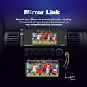 Alondy Single Din Car Stereo with Touchscreen (6.9") Compatible with [Wireless] Apple CarPlay/Android Auto Bluetooth AM/FM/RDS Radio USB (Type-C 2.1A Fast Charge) backup Camera - 4