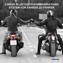 Cardo Motorrad-Gegensprechanlagen-Kit Bluetooth Spirit Duo Schwarz Zweierpackung - 6