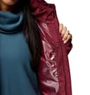 Columbia Damen Heavenly Long Hooded Jacket Hooded Puffer Jacket Rich Wine M - 4
