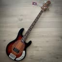 Sterling By Musicman StingRay RAY34 Spalted Maple 3 Tons Sunburst - Basso 4 corde - 5