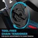 Motosierra de 8 pulgadas para batería Bosch GBA de 18 V, engrasadora automática, motosierra de poda inalámbrica sin escobillas de 6 y 8 pulgadas, mini motosierra alimentada por pilas para cortar - 7