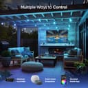 nanoleaf Matter Essentials, 15M Outdoor LED String Lights Expansion Pack (RGBICW) - Smart Multicolor Lights with 16M+ Colours, IP65 Waterproof, 20 addressable LED Bulbs, WiFi, Bluetooth & Matter - 9