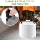 20 Pezzi Filtro per Fontana per Gatti, Filtri di Ricambio per Acqua Potabile Spugna Filtri in Schiuma Compatibili con PETKIT Eversweet 3 Pro 2,8L Fontanelle per Animali Domestici - 6