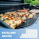 Htanch 17.5" Cast Iron Grate with Stainless Steel Flavorizer for Spirit and Spirit II 300 Series Grills, Grill Parts for Weber Spirit E310 Weber Spirit II 300 Spirit E/S310 E/S315 320 330 SP320 - 6