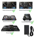 Alimentatore di rete da 12 V per Pioneer DDJ-FLX10 DDJ-1000 DDJ-1000SRT DDJ-1000SRTN DDJ-800 XDJ-700 DDJ-SR2 XDJ-RR 4 Deck Performance DJ AC DC Adattatore di ricarica - 2
