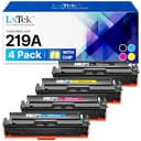 LxTek 219A Toner mit Chip 219X Kompatibel Schwarz für HP 219A Toner Set Original für HP Color LaserJet Pro MFP 3302FDWG Toner für Color LaserJet Pro MFP 3302SDWG 3302FDW Drucker WLAN A4 (4er-Pack) - 1
