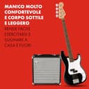 Fender Squier Debut Series Precision Chitarra Basso, Chitarra per Principianti, con garanzia di 2 anni, Nero - 3