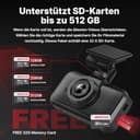 Miofive 4K Dashcam Auto GPS, WiFi Auto Kamera, Bluetooth, Dash Cam Auto 5.8GHz, 3-Zoll-IPS-Display, Nachtsicht, Loop-Aufnahme, HDR, App-gesteuert, bis 512 GB kompatibel inkl. kostenloser 32-GB-Karte - 6