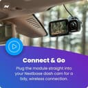 Nextbase 222x Dash Cam Front and Rear Camera - Full HD 1080p Car Camera with Rear View Module - Intelligent Parking Mode, Night Vision, G-Sensor, 140° Wide Angle, 2.5" IPS Screen, Magnetic Mount - 2