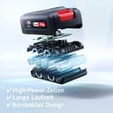 Bosch Akku-Staubsauger Unlimited Gen2 Serie 8 ProAnimal BCS8224PET, Tierhaar-Staubsauger, beutellos, bis 65 Min Laufzeit, mit Wechselakku, Schnellladegerät, Hygiene-Filter, Tierhaar-Bürstenrolle, rot - 15