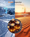 RENGAC Cámara: Doble Cámara 4K+2K Full HD para Autos, con WiFi 5G Integrado y Tarjeta SD 64GB, GPS, Pantalla IPS de 3", Visión Nocturna UHD 2160P, Control por App, HDR y Monitor de Estacionamiento 24H - 8