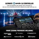 Denon DJ SC LIVE 4 - Console DJ, mixer DJ a 4 canali, streaming da Amazon Music, Wi-Fi, casse & Pioneer DJ – Cuffie Over-Ear Professionali Modello HDJ-X5 | Eccellente Qualità Sonora - 4