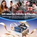 XWP Visore Realtà Virtuale Con Lenti HD Anti Luce Blu, Occhiali VR 3D Per Smartphone, Compatibile Con iPhone E Android (4,7–6,8"), Per Giochi VR E Film, Regalo Di Compleanno Per Amici E Famiglia - 8