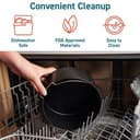 COSORI Dual Air Fryer, 8.5L Family Capacity, 8-In-1, Sync Cook & Finish, 2 Non-Stick Drawers & Air Fryer Accessories Set, Fit All of Brands 3.5 L, Pack of 6 Including Cake Pan/Pizza Pan - 4