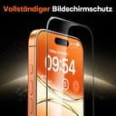 TOCOL für iPhone 17 Pro für Panzerglas 6,3 Zoll, Full Screen Automatische Installation 9H Folie Stoßfest Kratzfest Anti-Fingerabdruck Anti-Bläschen, Kompatibel mit Hülle, 2 Stück - 7