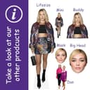 Maya Higa (Black Dress) Medio Cuerpo Buddy Cutout - 3