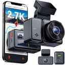 VANTRUE E2 Dash Cam Front and Rear 2.7K+2.7K, 5G WiFi GPS Dashcam for Cars Voice Control, Car Camera 160 Wide Angle, WDR, Night Vision, 24H Buffered Parking Mode G-Sensor, Support 512GB Max - 1