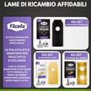 Filzada® 45x Lame per Robot Tagliaerba - Carbonio BLACK - adatto a tutti gli Husqvarna Automower - Lame Robot Tagliaerba adatto a Husqvarna 305, 308, 310, 315, 320, 420, e molti altri. con viti - 7