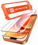 TORRAS Präzise für iPhone 17 Pro für Panzerglas [Full Screen] Exklusive Schutzfolie für iPhone 17 Pro Folie 9H+ glas [Nr.1 Stoßfest], Auto Montage, Kompatibel mit Hülle, 2 Stück - 1