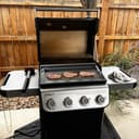 Full Size Griddle Insert with Handles for Weber Spirit 400 Series(2025 Models), Flat Top Grill Insert Replacement Parts for Weber Spirit E425 S425 E435 EP425 EP435(2025), Non-stick Carbon Steel, Black - 4