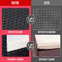 Arreditaly Set Di Mobili da Giardino Salotto Salottino in Rattan 4 Posti con Tavolino E Ripiano In Vetro 2 Poltrone e Divano 2 Posti Per Giardino Esterno Piscina Cuscini Sfoderabili (Bianco) - 5