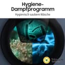 Samsung Waschmaschine, 9 kg, 1.400 U/min, EEK: A, Mikroplastik-Programm, Ecobubble, 14 Programme, WiFi SmartControl, Schwarz, WW90CGC04AABEG - 6