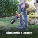 WORX WG543E Soffiatore a batteria brushless da 20 V LeafJet - Batteria e Caricatore Inclusi - 10