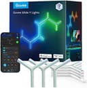 Govee Glide Y Lights, RGBIC LED Gaming , Smart Home DIY Kreative Deko Lights mit Musik Sync & 40+ Szenenmodi, Wi-Fi Wandleuchten für Wohnen, Schlafzimmer, 7er Pack - 1