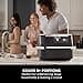 Ninja Foodi FlexDrawer Air Fryer, Dual Zone with Removable Divider, Large 10.4L Drawer, 7-in-1, Air-Fryer Uses No Oil, Air Fry, Roast, Bake, Max Crisp, Non-Stick Dishwasher Safe Parts, Black AF500UK - 5