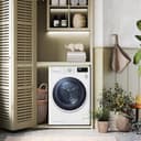 LG RH90V9AVHN Asciugatrice Smart a Carica Frontale 9 Kg, Classe C, Condensazione con Pompa di Calore, Wi-Fi con SmartThinQ, Eco Hybrid, Allergy Care, 60 x 69 x 85 cm - Bianco - 4