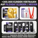 Filzada® 45x Mähroboter Messer geeignet für Worx Landroid inkl. Schrauben - Ultra scharfe Landroid Ersatzmesser - Passend für Worx, Einhell, M500 Plus, M700, LX790, 550, 1200 LCD UVM - 6