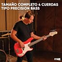 Max GigKit - Pack completo de bajo eléctrico rojo con amplificador de 40W, soporte, funda, afinador, cable y cuerdas, ideal para principiantes, práctica en casa, estudio o escuela de música. - 3