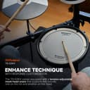 Roland TD-02KV V-Drums | Batteria Elettronica con una Suonabilità Espressiva, Funzionalità di Riduzione del Rumore, Rullante con Pelle Mesh, Ampia Disposizione in Stile Acustico - 4