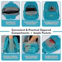 AOTIAN Nylon Lightweight Sturdy Little Casual Backpack 7 L Turquoise - 4