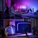 Philips Hue Play, Lightstrip Gradiend per Pc, 32-34", Hue Bridge Incluso, 23W - 6