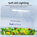 Hisense RS741N4WCE Freestanding American Side by side Door American Fridge Freezer 578 litre, with Non-Plumbed Water Dispenser, Silver, 90.8 × 179.3 × 74.3 cm (W×H×D) - 9