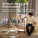 Stokke Tripp Trapp Hochstuhl (Fjord Blue) mit Stokke Tray (White) - ein verstellbares, ergonomisches und leicht zu reinigendes Babyset für Kinder im Alter von 6-36 Monaten - 2