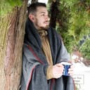 LYHome Wool Blanket - Merino Natural Throw, Soft Woolen Cover for Sofas & Beds. Army Blankets for Outdoor: Picnic, Travel and Camping (51x67 in | 130x170 cm | Gray - Dark Gray | Double-sided) - 6